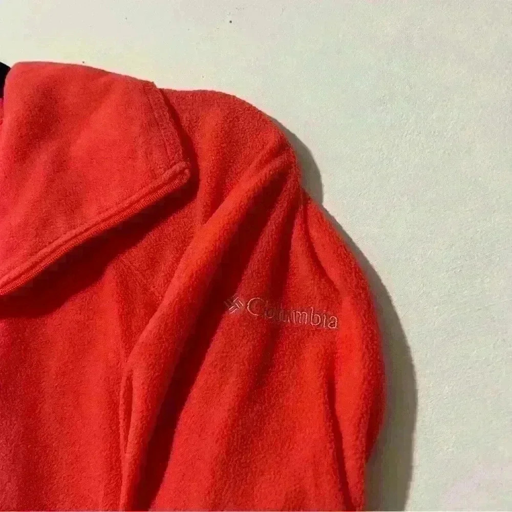 Columbia fleece zip up M salmon color - Picture 3 of 3